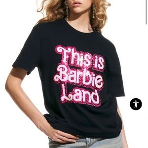 Zara Barbie T -Shirt NEW - SMALL